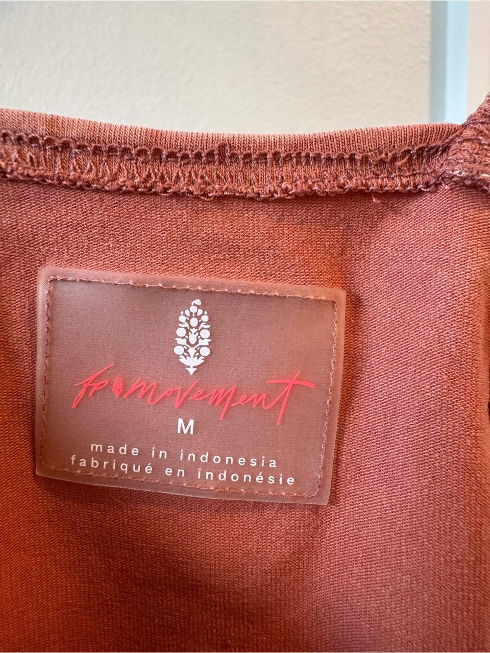 FP movement hot shot Light rust Strappy Romper with Pockets - Picture 2 of 5